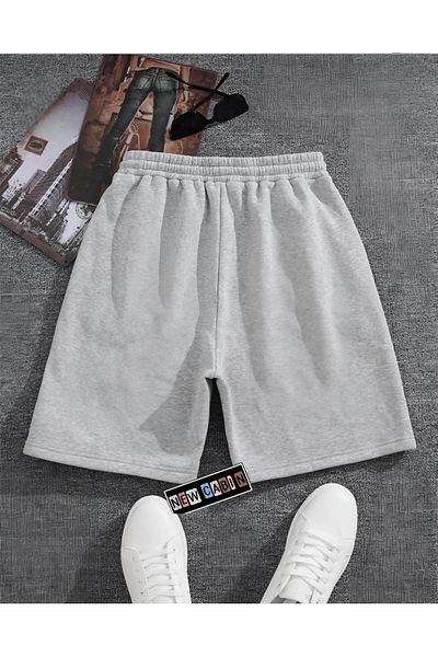 NewCabin New Season Unisex Colorful Comfortable Cut Digital Printed (Creation of Adam) Summer Shorts