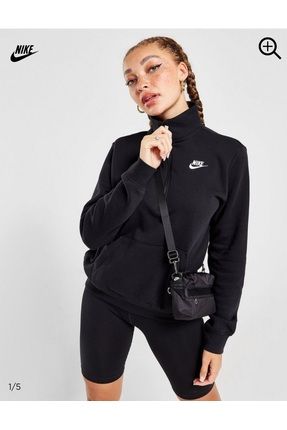 Nike Sportswear Club Fleece Women s 1 2 Zip Siyah Kad n Sweatshirt Fiyat Yorumlar Trendyol