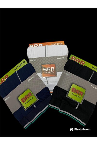 BRR İç Giyim 3-PAKOVANJE SPECIJALNOG DIZAJNA 100% BAMBU Modal BOKSERICA