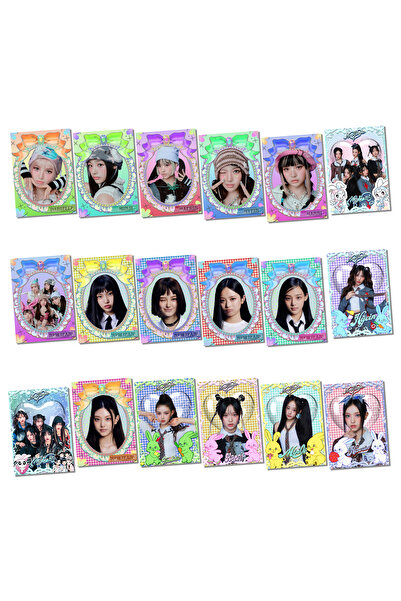 Güneş Kırtasiye New Jeans Fotokart Set 18 Adet Fotokart