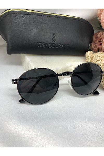 Di Caprio Ola Round Gray Men's Sunglasses