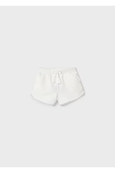 MAYORAL Summer Girl Basic Combed Cotton Shorts