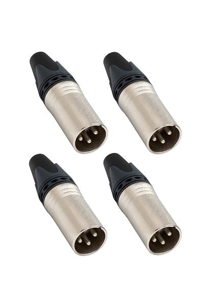 Hepa-Merz Hepa Merz Sfc-m11-4x 3 Pin XLR Connector (4 PCS)