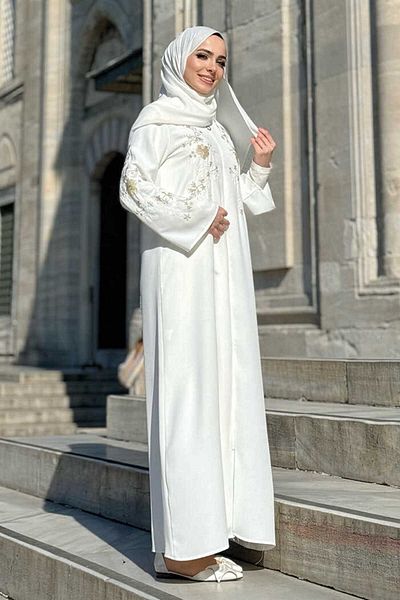 Bym Fashion Ecru Ferace - 7895 Μοντέλο