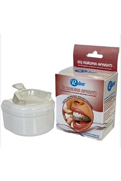 RABIR Diş Sıkma Dis Gıçırdatma Aparat Silikon Dişlik Bruksizm Dişliği Gece Plağı Diş Sıkma Önleyici