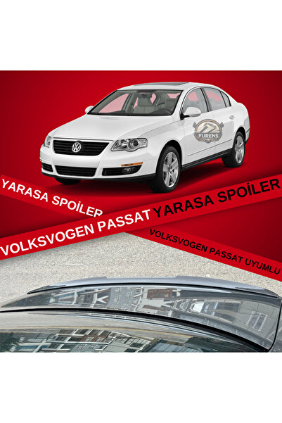 SHOOPLAA Volkswagen Passat B6 2010-2015 Uyumlu  Bagaj Üstü Yarasa Spoiler Bag...