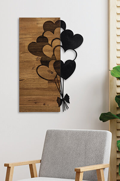 Genel Markalar DoreArt Balloon Ahşap & Metal Duvar Tablosu, Ev Ofis Duvar Panosu