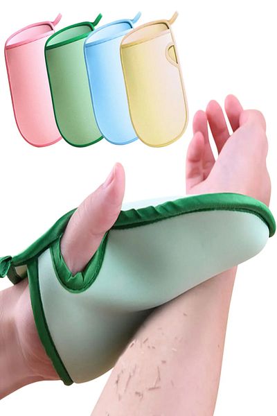SAVORYHOME Handle Body Scrub Skin Cleanser Dead Skin Remover Remover Scrub Washcloth Bath Scrub BLUE COLOR