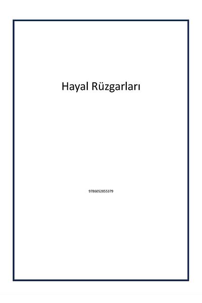 Tudem Yayınları Dream Winds