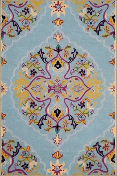 Rugs Modern Halı Декоративен килим в ретро стил с традиционни мотиви и флорал...