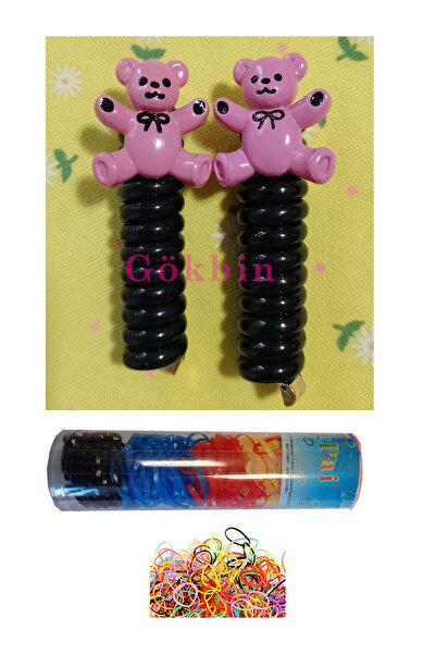 Gökbin Дівчача спіральна шпилька для волосся з хвостиком, ведмедиком, Sanrio,...