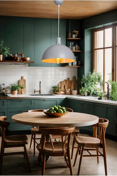AG LightDesign Gray Pendant Lamp Chandelier Bedroom Living Room Kitchen Hallway Lamp