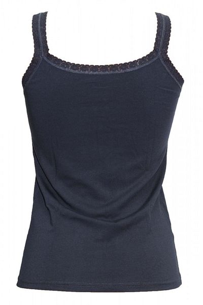 Belinay 0861 Μονόχρωμο με λουράκι δαντέλα Navy Blue Xl
