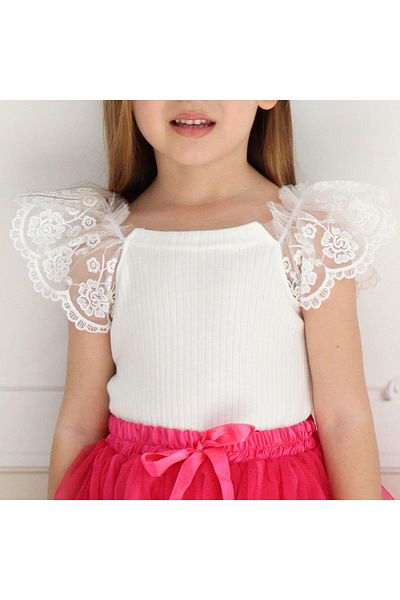 Yami Mia Lace Detailed Girl's Blouse