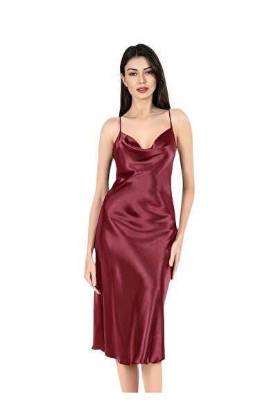 El Major Degaje Yaka Uzun Elbise