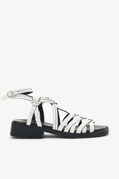 Louis Cardy Sandale de damă Bero White din piele naturală
