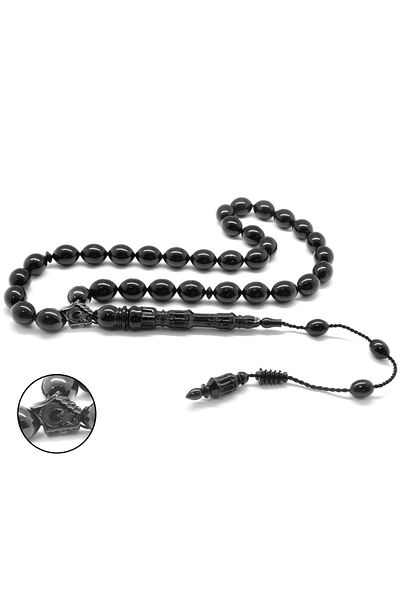 Tesbihane Caliper Worked Minaret İmameli Barley Cut Erzurum Oltu Stone Rosary