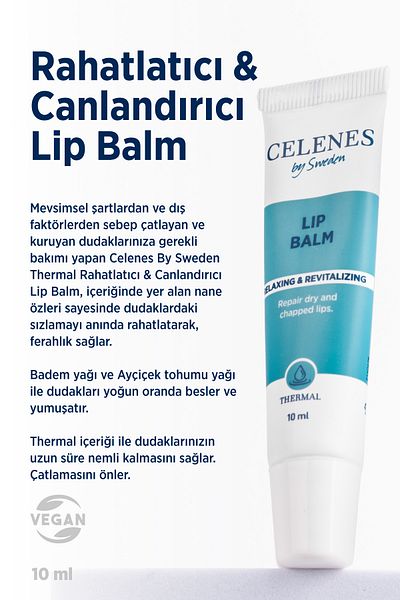 Celenes Relaxing and Revitalizing Thermal Lip Balm 10 ml