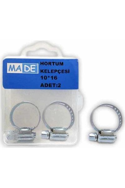 MADE Hose Clamp 10x16 Mm 1 Box 2 Pieces St-38