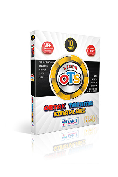 Yanıt Yayınları Yanıt 10. Sınıf 1.Dönem Ortak Tarama Sınavları-Ots