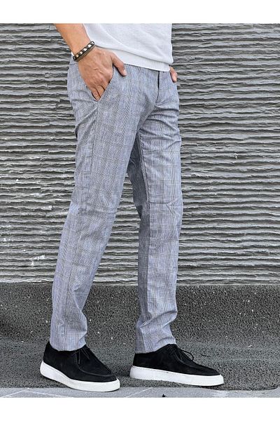 ACTUAL Men's Slim Fit Chino Pants 1346-grey