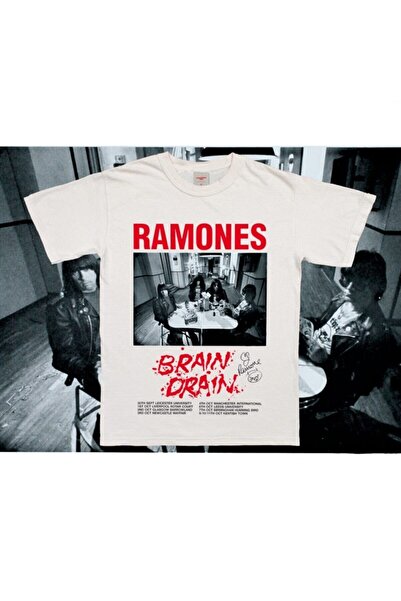 CONSTRAİN GİYİMXTR Unisex Vintage Ramones majica