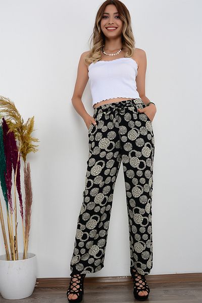 AVORWE Patterned Palazzo Trousers