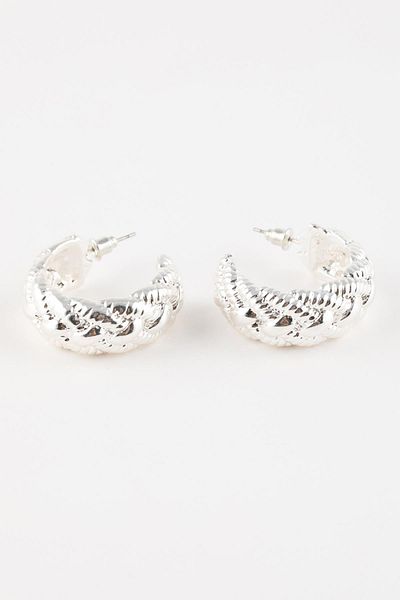 DeFacto Creolen für Damen aus Silber C7095AXNS