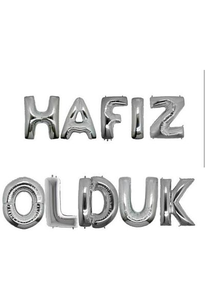 Deniz Party Store MEMORY GET SILVER FOIL BALLON