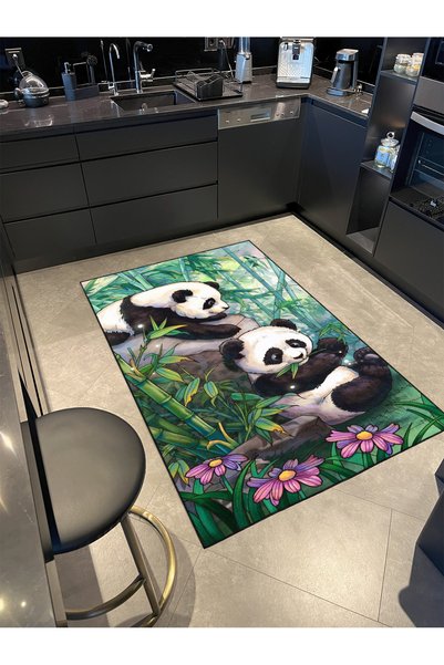 Rugs Modern Halı قاعدة منسوجة بنمط الباندا الحيوانية وسجادة مزخرفة miravip413