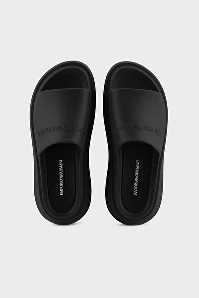 Emporio Armani Logolu Terlik Erkek TERLİK X4P134 XD405 00002