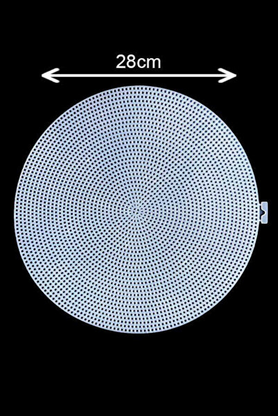 MASAL TUHAFİYE ÇANTA KANVASI YUVARLAK 28 CM 1 ADET