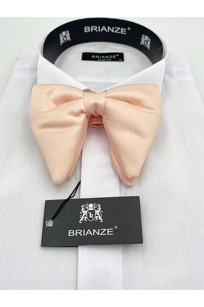Brianze Salmon Large Bow Tie