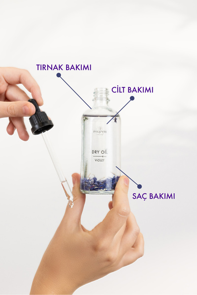 Polente Natural Violet Dry Oil 50 ml - Çok Amaçlı Kuru Yağ