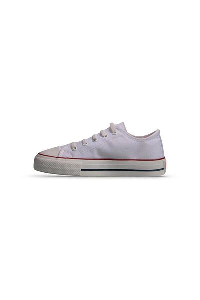 MP ONE Adidași albi cu șireturi elastice Ecoflex Kids