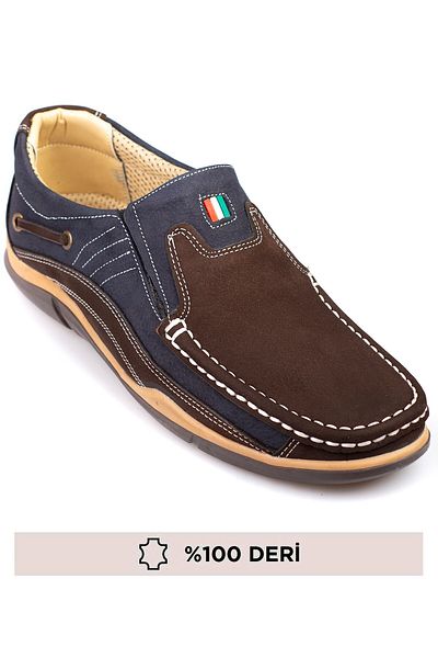 maximoda 100% Nubuck Leather Loafer Men's Shoes