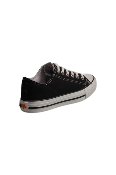 M.P. MP ClearMotion Canvas Pro Kadın Bağcıklı SİYAH-BEYAZ Sneaker