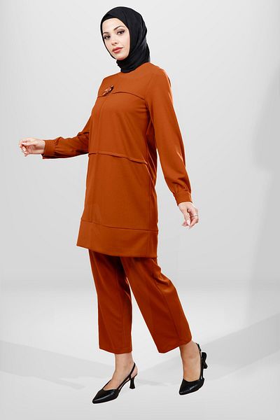 Beyza 4064 Model Tile and Hijab Set