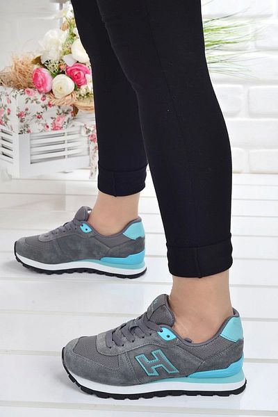 Hammer Jack 102 19250-gPeruGrey/turquoiseSneaker- Leather Shoes