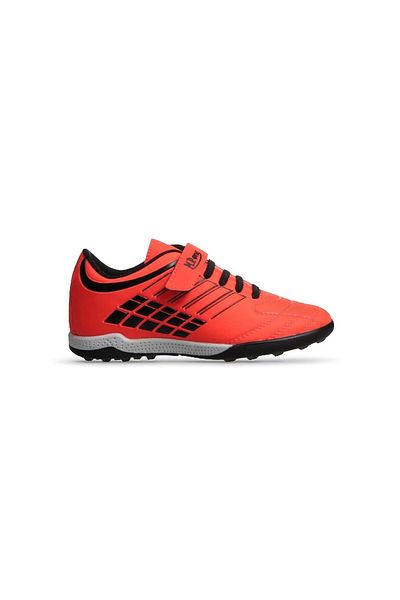 MP ONE Speedstep Ag - Pantofi de fotbal portocalii cu velcro pentru copii