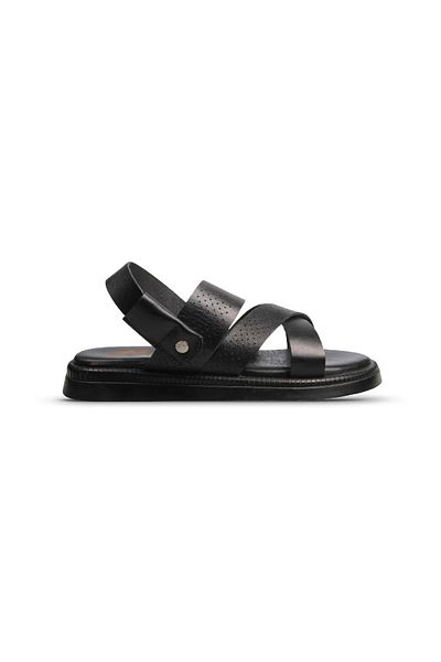 M.P. MP Cross Strap Men's BLACK Daily Sandals