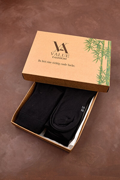 VALUE FASHION BAMBU ERKEK UZUN ÇORAP  6'LI KUTUDA