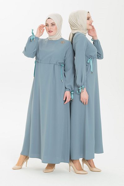Beyza Αθλητικό φόρεμα Asude Mint Hijab - Pencil 5246
