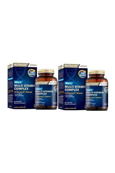 Nutraxin Men's Multi Vitamin Complex - 60 Tablets x 2 Pieces