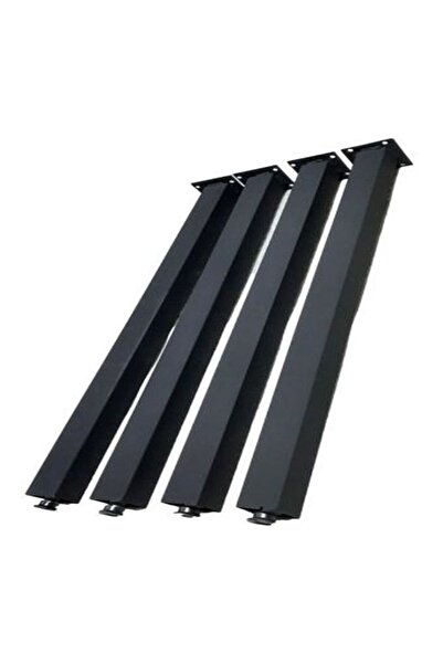 Genel Markalar Metal Ayak Masa Ayağı Ahşap Kütük Masif Çalışma Yemek Mutfak O...