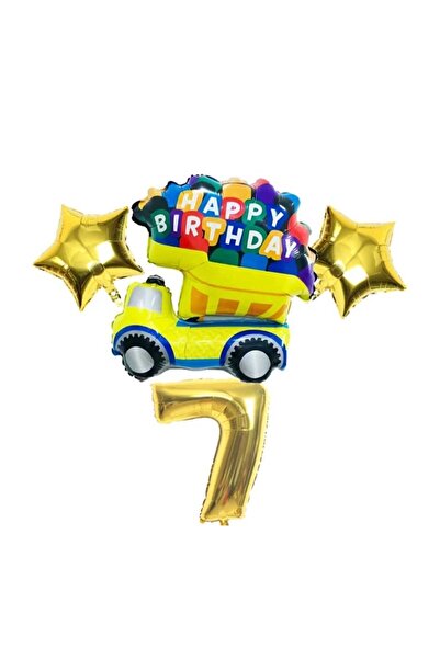 DÜVENCİ TİCARET Set baloane din folie - La mulți ani