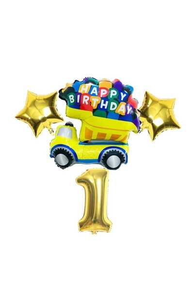 DÜVENCİ TİCARET Σετ Μπαλονιών Αλουμινίου - Χρόνια Πολλά