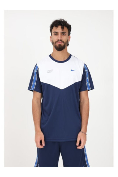 Nike Sportswear Repeat Polyknit Short-Sleeve Erkek Tişört CNG-STORE