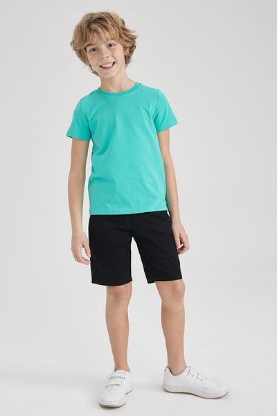 DeFacto Boy's Crew Neck Short Sleeve T-Shirt K1687a623sm