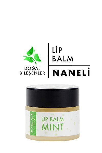 Polente Natural Mint Lip Balm - Moisturizing Lip Balm